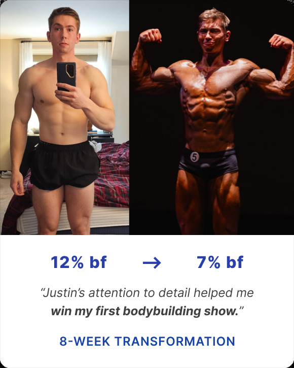 Nick's JHKFIT client transformation result